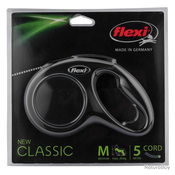 Laisse Corde Flexi Classic � Enrouleur Flexi - 5 m�tres - Contr�le et Libert� pour Votre Chien