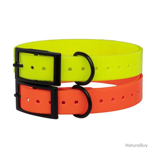 Collier Biothane Biogold Helen Baud HI-FLEX - Sangle Polyurthane 650x25x2mm - Rsistant et Flexible