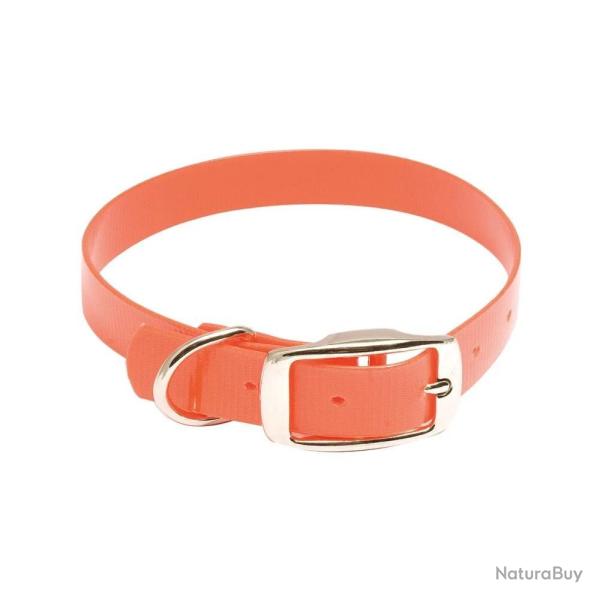 Collier pour Chien Country - Orange Fluo - Longueur 27 cm - Haute Visibilit et Scurit Longueur 50