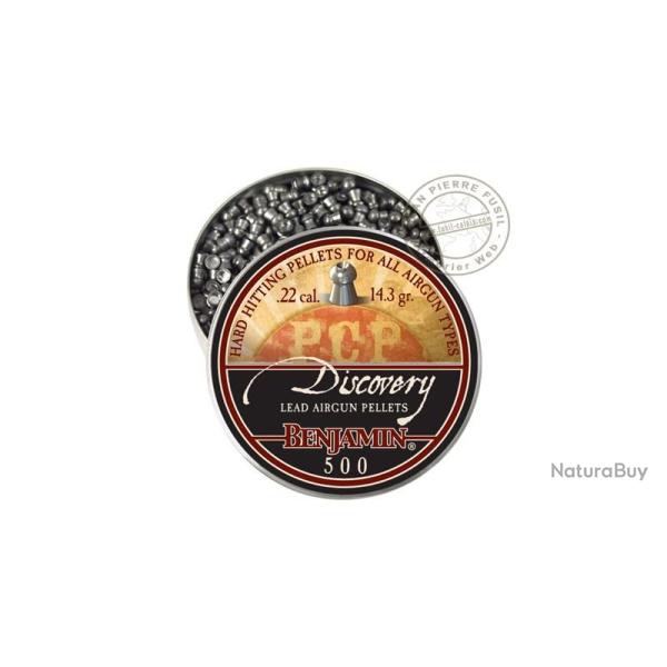 Plombs Crosman Benjamin Discovery Hollow point - Calibre 5,5 mm - x500