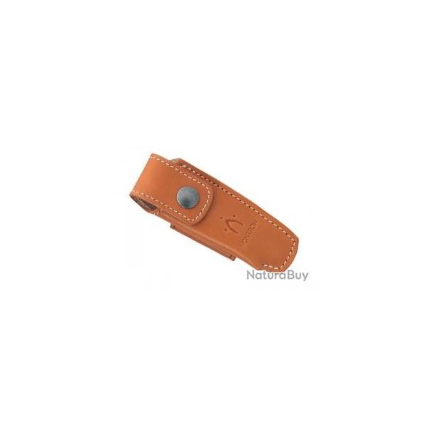 Etui Nontron N�22 cuir fauve de 10,5 cm de manche