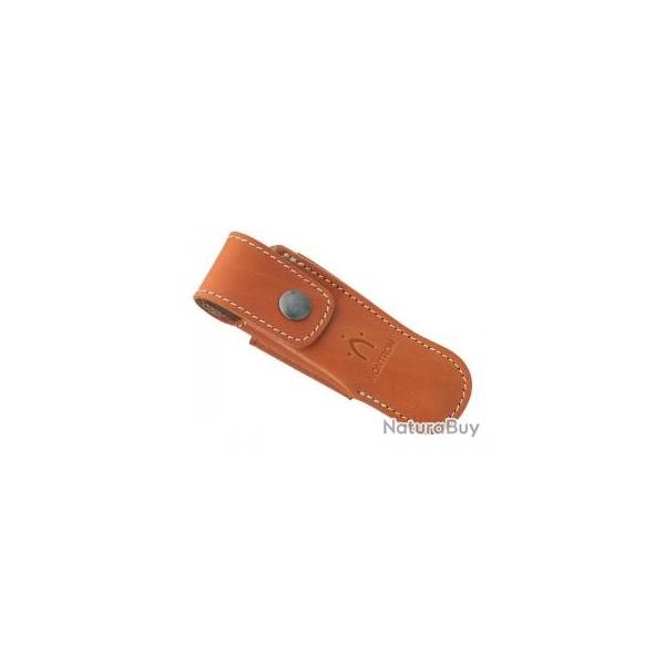 Etui Nontron N�25 cuir fauve de 12 cm de manche