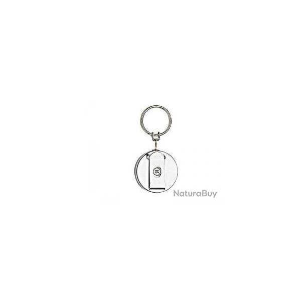 Cha�nette extensible (� enrouleur) bo�tier diam�tre 4 cm avec clip  Longueur 37 cm