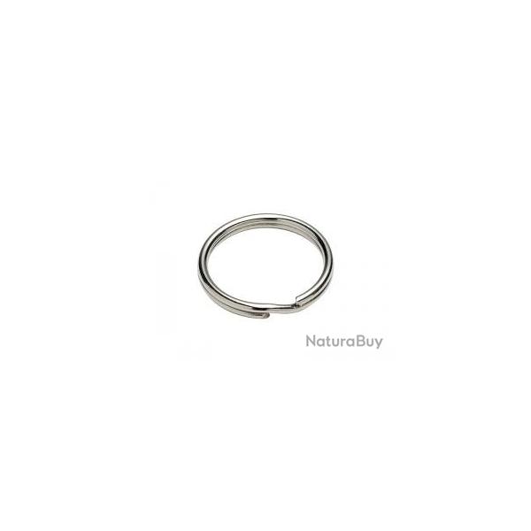Sachet de 10 anneaux briss nickels. Diamtre extrieur : 12 mm.