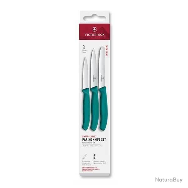 6.7114.34C1 Set 3 pices Victorinox Swissclassic vert