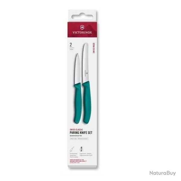 6.7114.2C1 Set 2 pices Victorinox Swissclassic vert