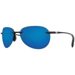 Lunettes polarisantes COSTA DEL MAR West bay Sh black Blue mirror 580P