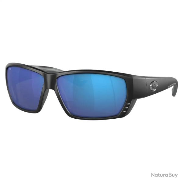 Lunettes polarisantes COSTA DEL MAR Tuna alley Matte black Blue mirror 580G