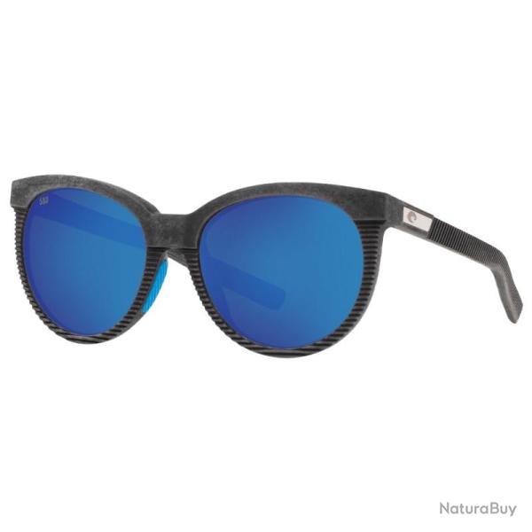 Lunettes polarisantes COSTA DEL MAR Victoria Net gray w/blue rubber Blue mirror 580G
