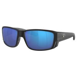 Lunettes polarisantes COSTA DEL MAR Tuna alley pro Matte black Blue mirror 580G