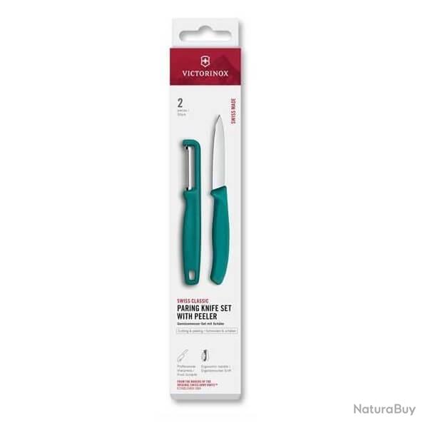 6.7114.21C1 Set 2 pices Victorinox Swissclassic vert