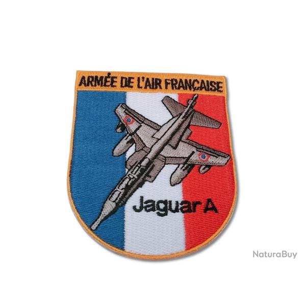 Arm�e de l'Air Fran�aise - Jaguar A ( Hauteur : 90 mm Largeur : 70 mm ) A coudre ou � coller au fer