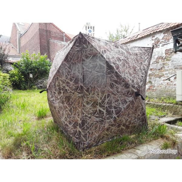 Affut 3 cts 30sec Prohunt camo roseaux 140x140cm