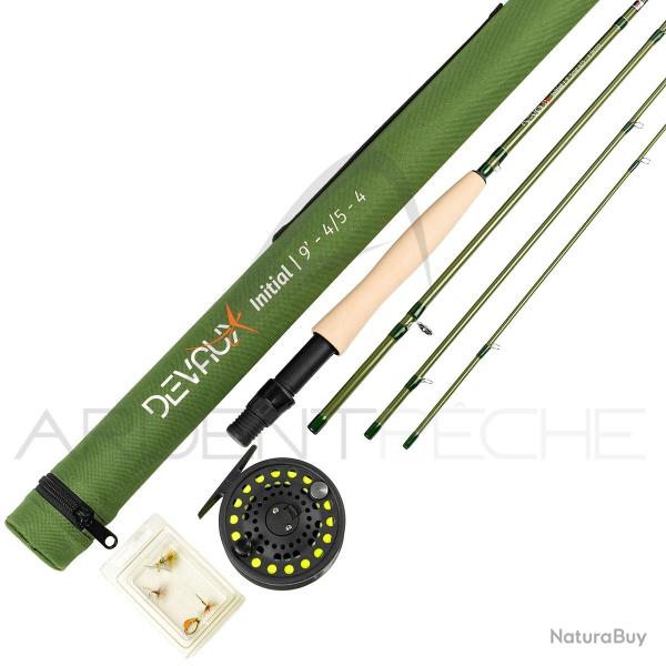 Pack Canne  mouche DEVAUX Kit Initial 8' soie 4/5