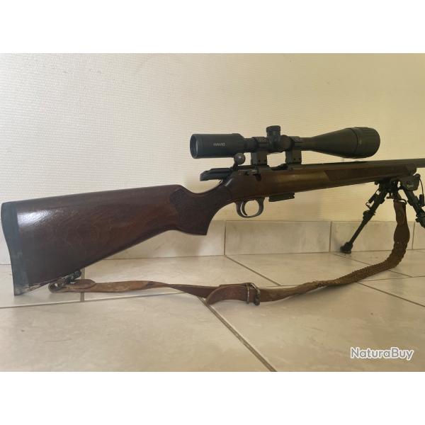 Carabine Cz varmin cal 17 hmr + lunette hawke 4 16 *50 et modrateur de son
