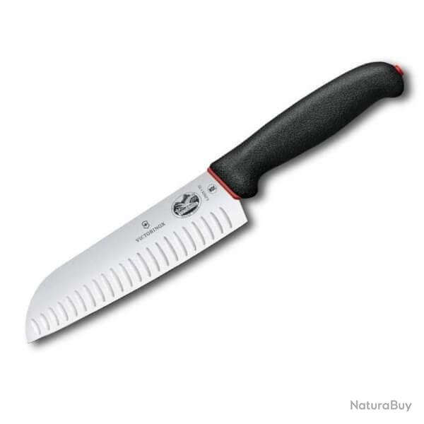 5.2523.17D Santoku alvol Victorinox Dual Grip 17 cm noir