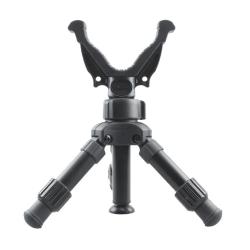Tr&eacute;pied de Tir R&eacute;glable Support Fusil Chasse Longue Vue Monopode Aluminium 360&deg; Compact L&eacute;ger Stable