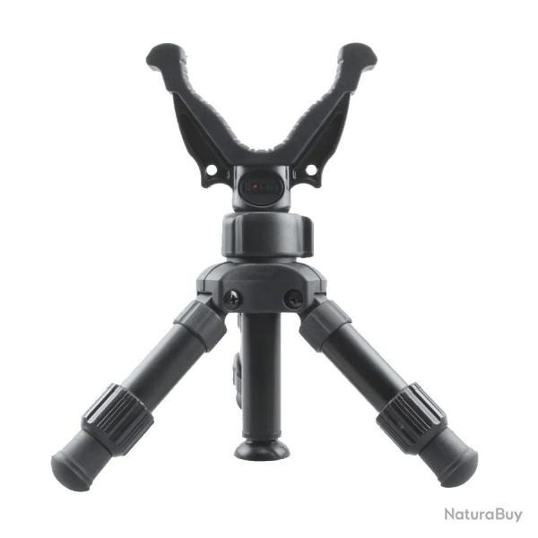 Tr�pied de Tir R�glable Support Fusil Chasse Longue Vue Monopode Aluminium 360� Compact L�ger Stable