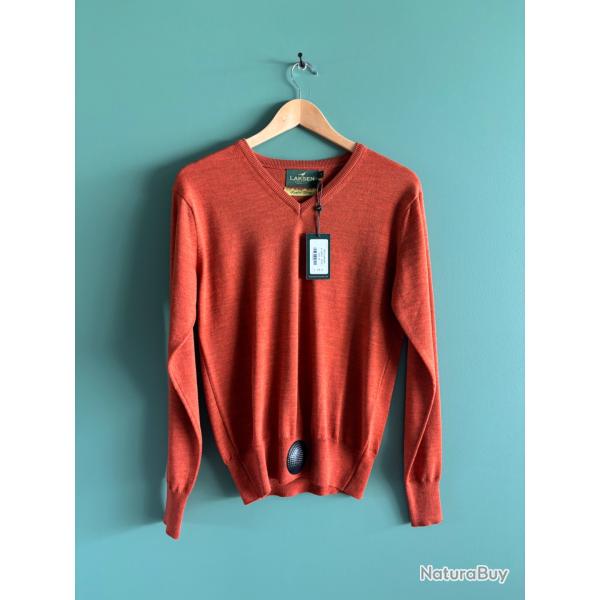 Pull Laksen orange taille M