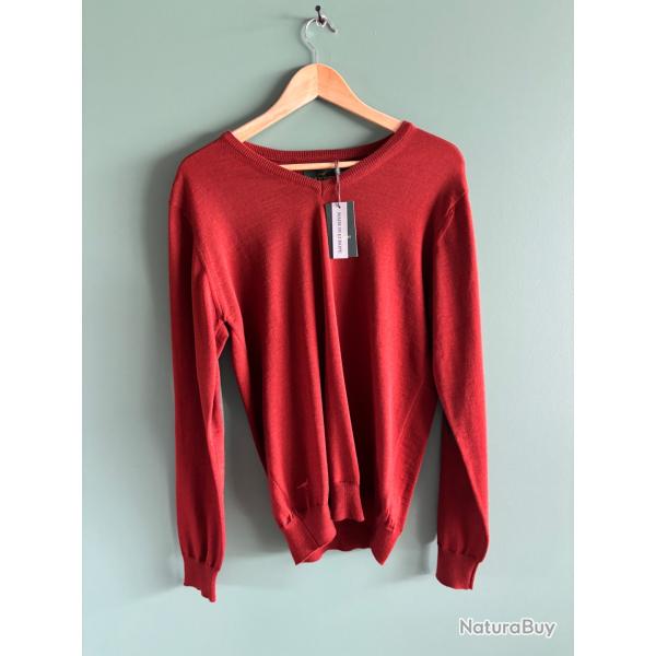Pull Laksen Sussex rouge taille S