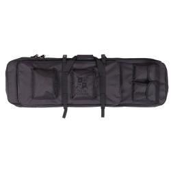 Housse Fusil Longue Poches + Bretelles - 100 cm - Noire- Delta Armory