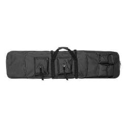 Housse Fusil Longue Poches + Bretelles - 120 cm - Noire- Delta Armory