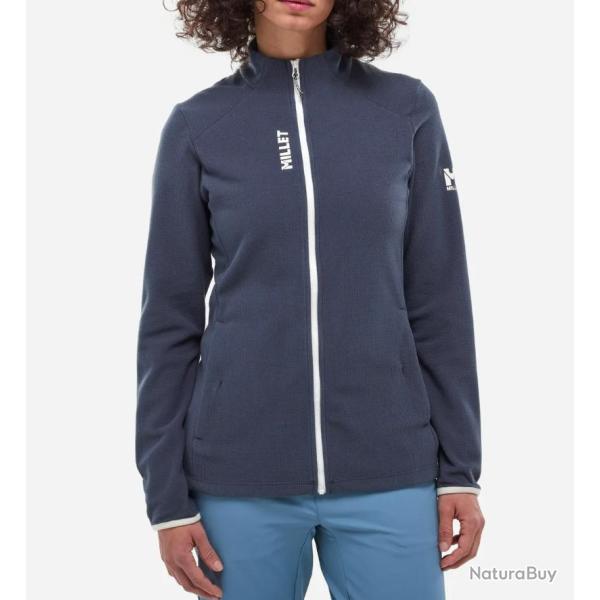Veste Polaire de Randonn�e Millet Ubic Lightgrid JKT W Bleu