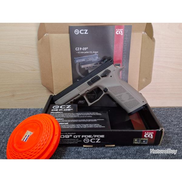 CZ P09 - CO2 - Cal 4.5 / BBS - Urban Gris