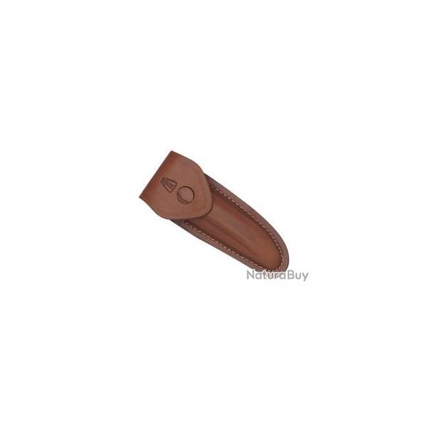 Etui Pielcu cuir marron port horizontal, transversal ou vertical pour Laguiole