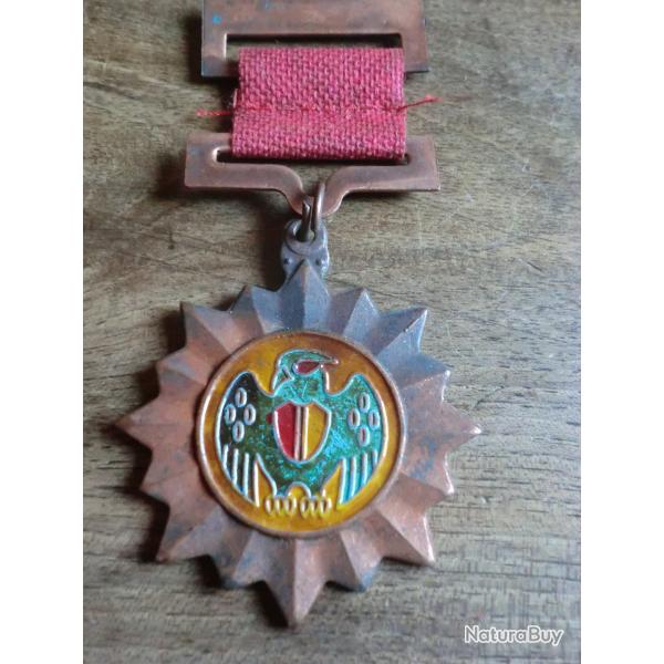 m�daille �mail arm�e kuomintang aigle partie nationaliste chine