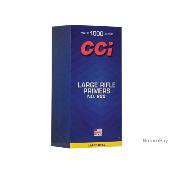 Amorces CCI Large Rifle N� 200 boite de 100 unit�s
