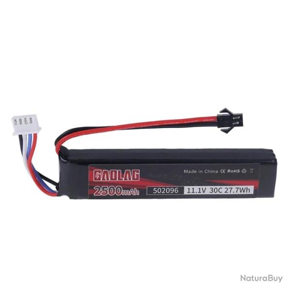 Batterie LiPo 502096 11,1 V 3S 2500 mAh 30 C - 1pcs SM