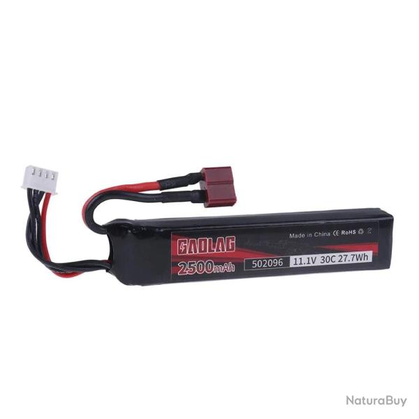 Batterie LiPo 502096 11,1 V 3S 2500 mAh 30 C - 1pcs T