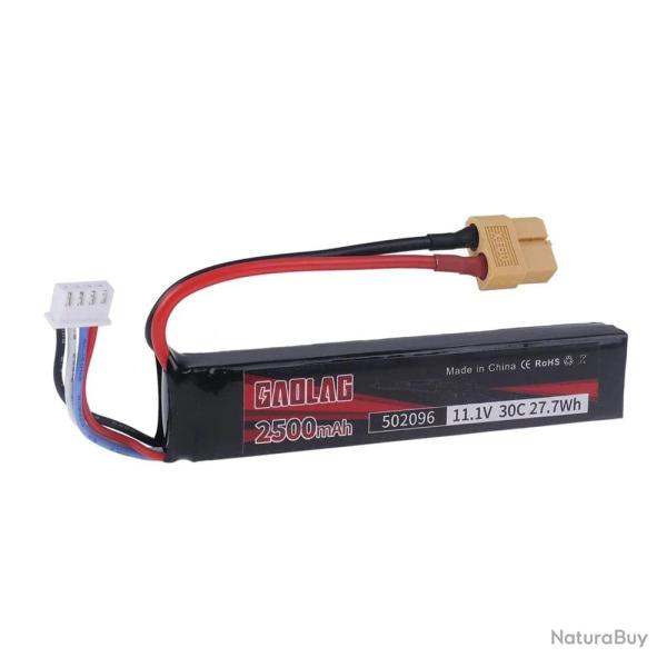 Batterie LiPo 502096 11,1 V 3S 2500 mAh 30 C - 1pcs XT60