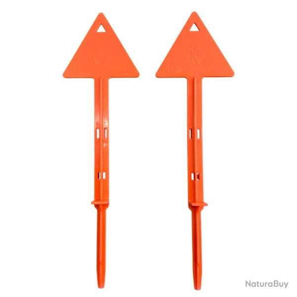 PAIRE DE PIQUETS DE BATTUE - 