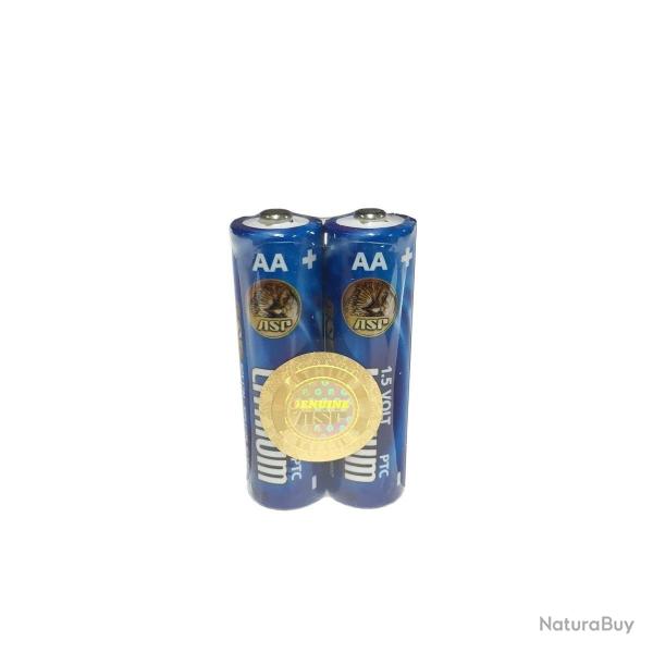 10 piles Lithium AA  Stockage Longue dure ASP