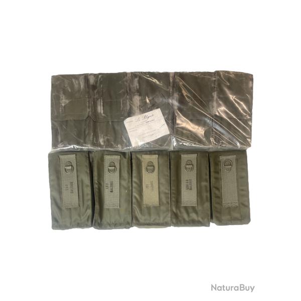 Lot Porte-chargeurs (LOT DE 10) MAT 49 nylon Arm�e fran�aise- sac-pochette