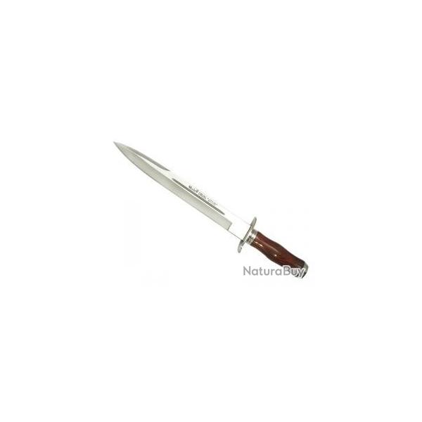 Poignard Muela URIAL lame 19 cm acier inox X50CrMoV15, manche cocobolo +tui