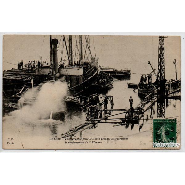 CPA -Marine Militaire-CALAIS -Photographie prise le 5 juin pendant les op�ration ....N�3913