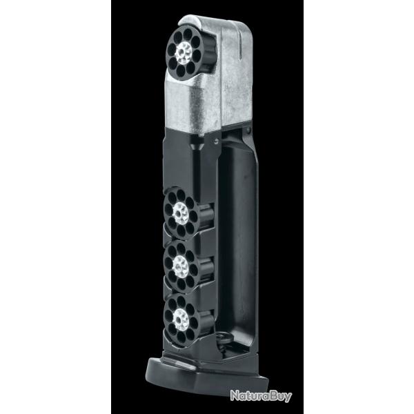 Chargeur 8 coups Glock 17 cal.4,5mm ou 4,5mm BBS + 4 barillets