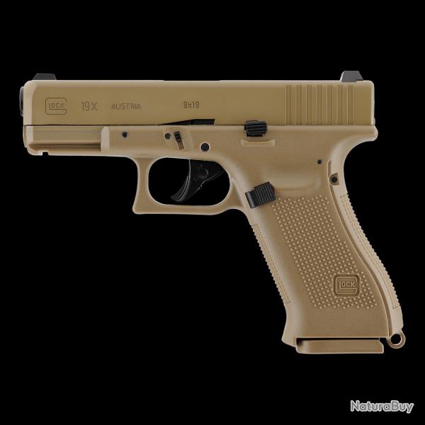 Pistolet Glock 19X V2 co2 cal.4,5mm BBS 3j