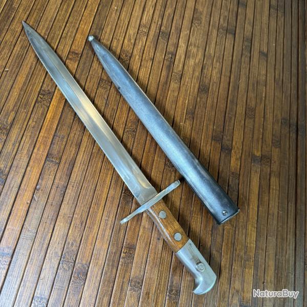 BA�ONNETTE SUISSE 1918 SCHMIDT RUBIN ELSENER SCHWYZ