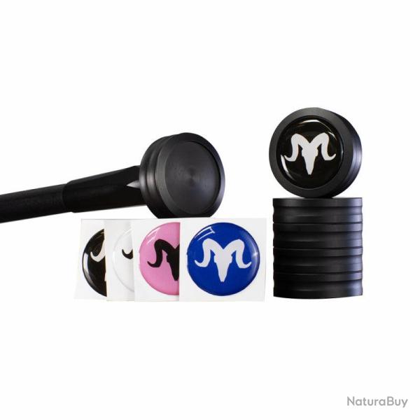 Sticker masse de finition RamRods (pack de 3) - Noir