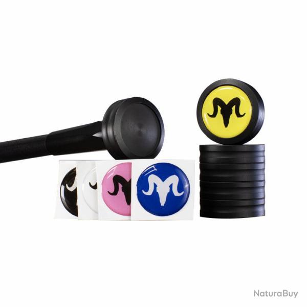 Sticker masse de finition RamRods (pack de 3) - Jaune