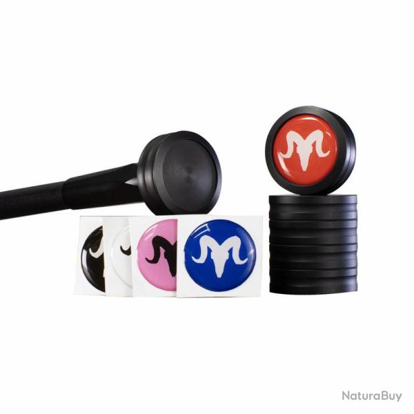 Sticker masse de finition RamRods (pack de 3) - Rouge