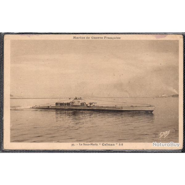 CPA - Marine  de Guerre -  Sous - Marin " CATMAN " N�3929