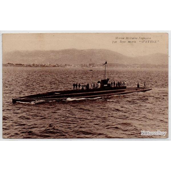 CPA - Marine Militaire Fran�aise -  Sous - Marin  " OBYRNE " N�3930