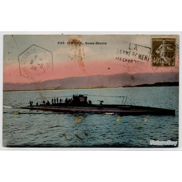 CPA - Marine Militaire Fran�aise -  " OBYRN "  Sous - Marin  N�3931