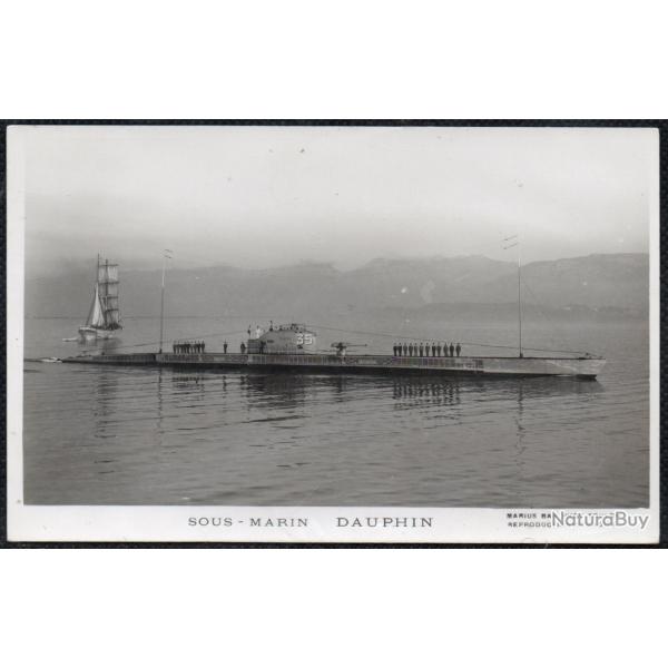 CPA - MARINE DE GUERRE - SOUS - MARIN  " DAUPHIN "  N� 3940