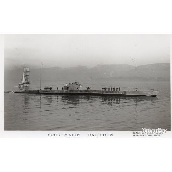Carte Postale Ancienne  SOUS - MARIN  " DAUPHIN "  N� 7901
